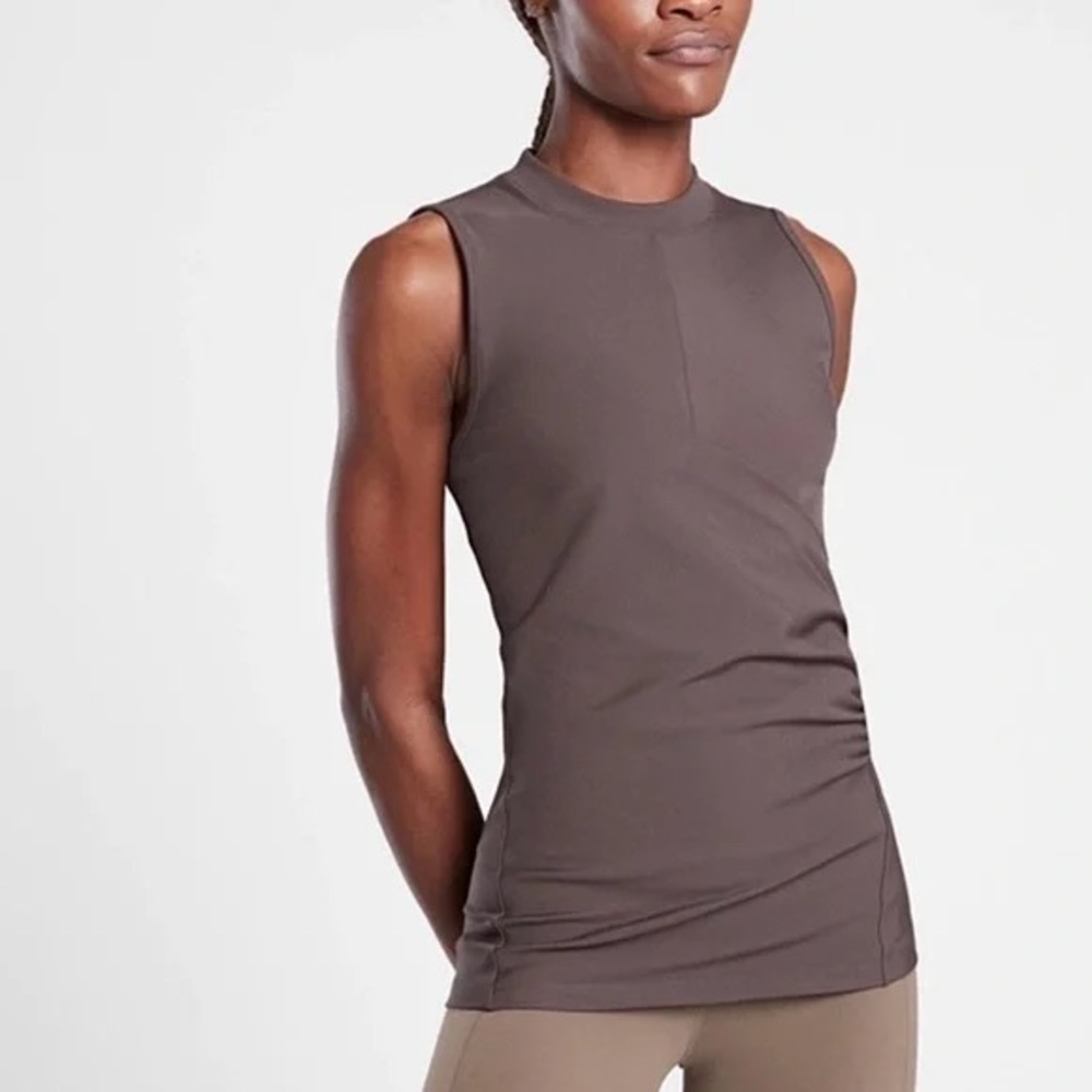 Athleta Brown Sleeveless Tank Top - NWOT Size Medium